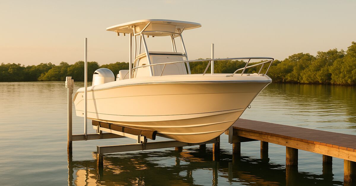 Ceramic coating on boats: wet slip vs. lift in Sarasota County