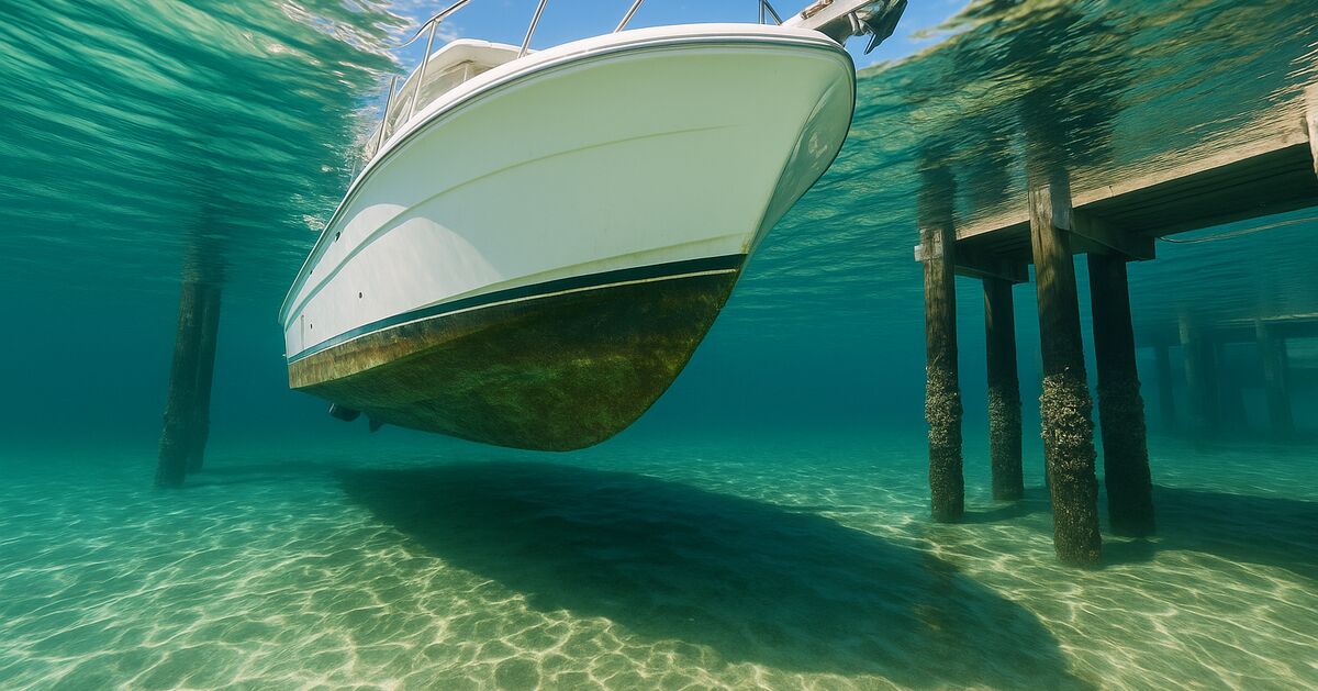 How slip location affects hull fouling speed