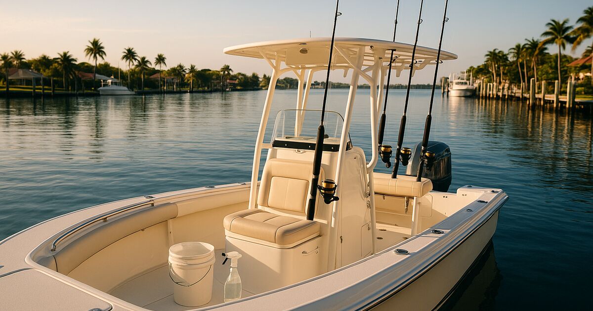 How to remove fish blood, bait, and odor from your boat after a day on Sarasota's waters