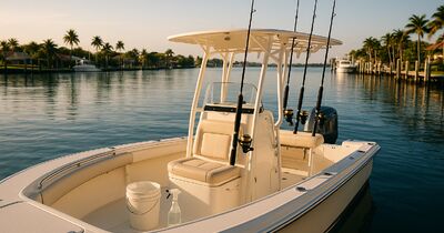 How to remove fish blood, bait, and odor from your boat after a day on Sarasota's waters