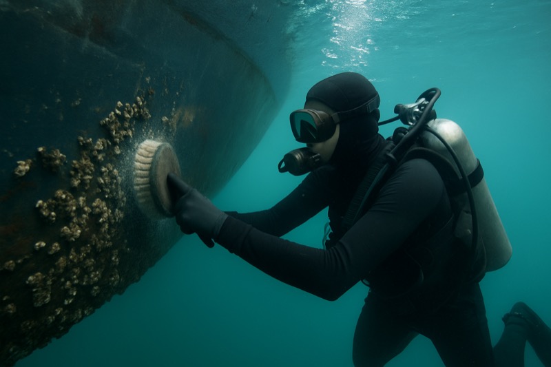 In-Water Hull Cleaning: Why Bottom Growth Costs You Speed and Fuel