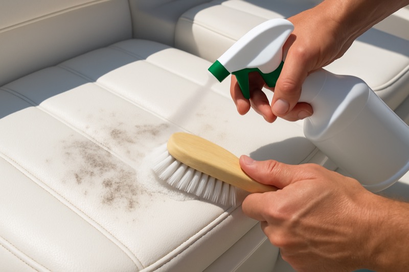 Getting the Mildew and Salt Out of Boat Seats and Carpet