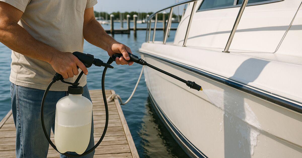 Soft-washing vs. pressure washing: what each does to gelcoat