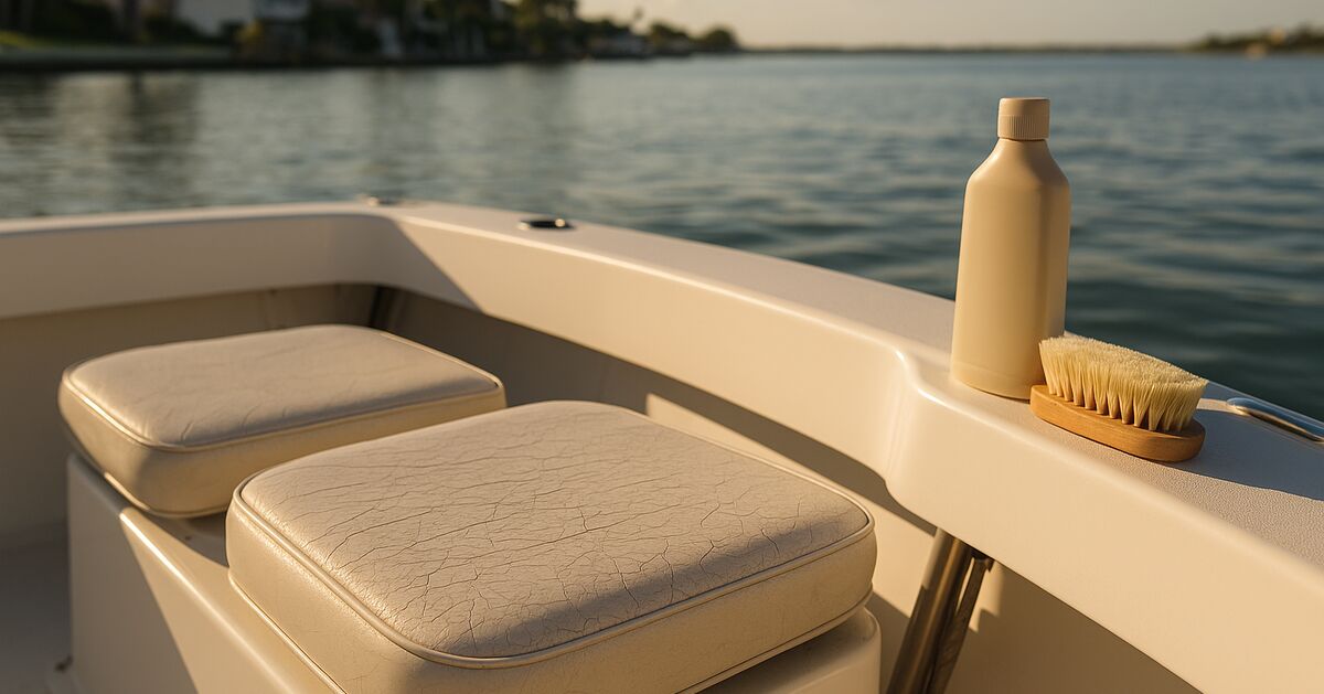 Why boat upholstery cracks and fades so fast on the Gulf Coast