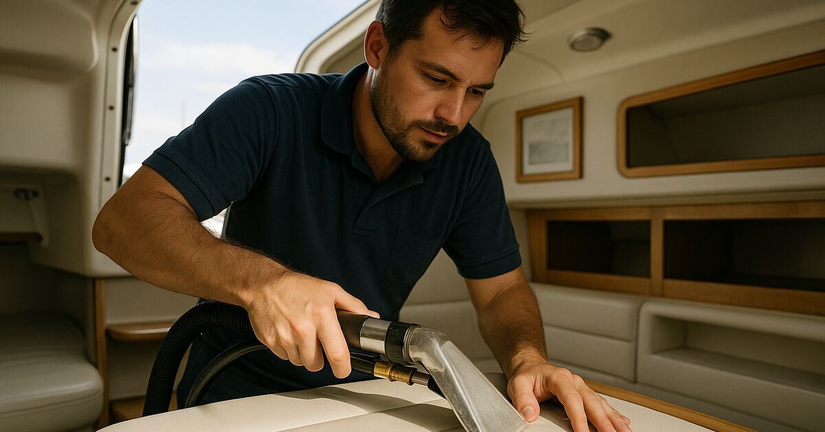 Why your boat smells musty even after a full wash